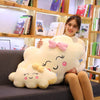 Giant New Style Kawaii Cloud Pillow Soft stuffed Cushion Lovey Smile Cloud Plush Toy For Child Baby Kid Girl lovely Gift
