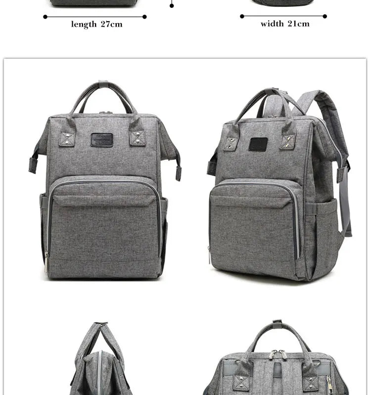 Nappy Backpack Bag Mummy Large Capacity Bag Mom Baby Multi-function Waterproof Outdoor Travel Diaper Bags For Baby Care