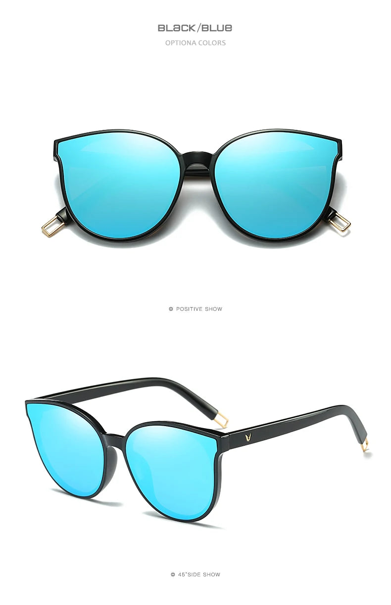 Stylish cat eye sunglasses Woman Color Luxury popular Sunglasses Men Woman  Twin Beam Oversized Sun Glasses Oculos De Sol UV400