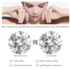 MHS.SUN High Quality Bubble Initial Necklace Letter A-Z Silver Color Zircon 26 Initial Balloon Pendant For Women Men Jewelry