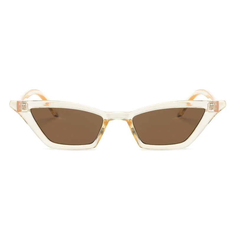 Cat Eye Sunglasses Women Vintage Brand Designer Sun Glasses Small Red Womens Shades Retro Ladies Cateye Sunglass UV400