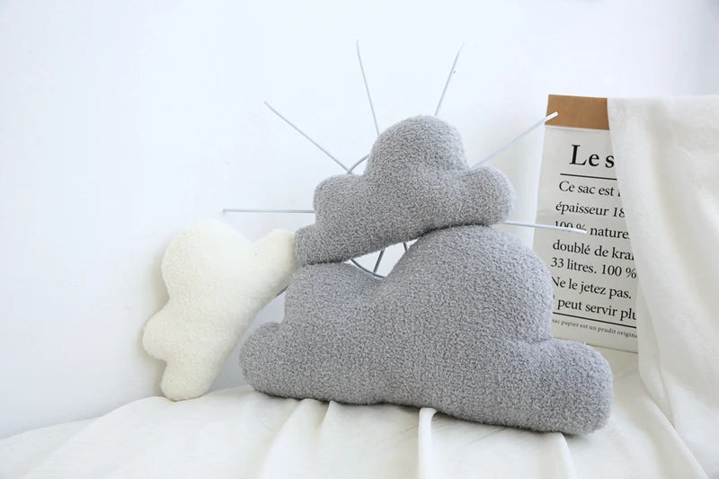 Cute 3 Sizes Cloud Shaped Pillow Cushion Stuffed Plush Toy Bedding Baby room Home Decoration Gift