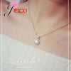 Classic Style 925 Sterling Silver Necklace And Pendants Jewelry For Women Box Chain Luxurious Big CZ Crystal Stone Accessories