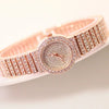 BS Women Watch Famous Luxury Brands Diamond Ladies Wrist Watches Female Small Wristwatch Rose Gold Watch Women Montre Femme 2022
