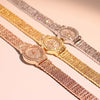 BS Women Watch Famous Luxury Brands Diamond Ladies Wrist Watches Female Small Wristwatch Rose Gold Watch Women Montre Femme 2022
