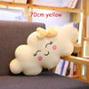 Giant New Style Kawaii Cloud Pillow Soft stuffed Cushion Lovey Smile Cloud Plush Toy For Child Baby Kid Girl lovely Gift