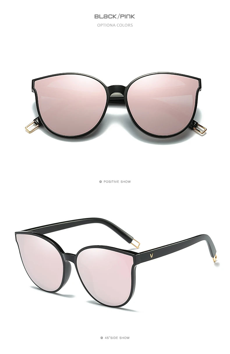 Stylish cat eye sunglasses Woman Color Luxury popular Sunglasses Men Woman  Twin Beam Oversized Sun Glasses Oculos De Sol UV400