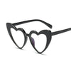 Love Heart Cat Eye Sunglasses Woman Vintage Christmas Gift Black Pink Red Heart Shape Sun Glasses For Woman Uv400