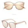 Stylish cat eye sunglasses Woman Color Luxury popular Sunglasses Men Woman  Twin Beam Oversized Sun Glasses Oculos De Sol UV400
