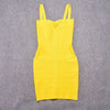 Quality Fuchsia Red Bandage Dress 2023 For Girl SweetHeart Mini Pencil Slim Dress Bodycon XL Purple Black White Party Vestidos