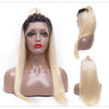 13x6 Lace Frontal Wig Brazilian Straight Human Hair Wig 2 Tone Dark Root 1B 613 Ombre Blonde Lace Front Wigs For Black Women 40"