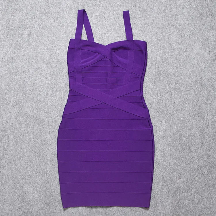 Quality Fuchsia Red Bandage Dress 2023 For Girl SweetHeart Mini Pencil Slim Dress Bodycon XL Purple Black White Party Vestidos