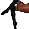 Women Diamonds Soft Knit Over Knee Thigh-High Winter Warm Long socks thigh high socks ingerie