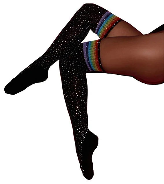 Women Diamonds Soft Knit Over Knee Thigh-High Winter Warm Long socks thigh high socks ingerie