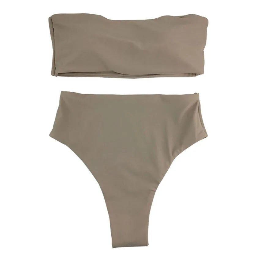 Cikini-Brazilian bikini set for women, sexy swimsuit, push up, beach clothing, summer
