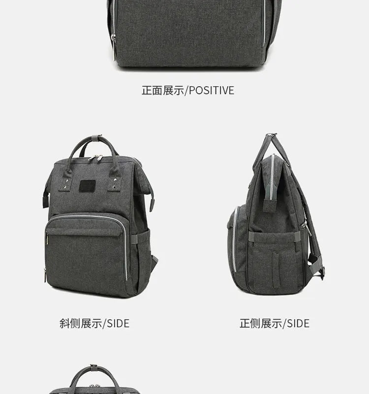 Nappy Backpack Bag Mummy Large Capacity Bag Mom Baby Multi-function Waterproof Outdoor Travel Diaper Bags For Baby Care