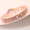 BS Women Watch Famous Luxury Brands Diamond Ladies Wrist Watches Female Small Wristwatch Rose Gold Watch Women Montre Femme 2022