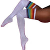 Women Stockings Women Socks Rhinestones Thigh High Over The Knee Socks Cotton Stockings Bling Thigh High Harajuku Hiphop