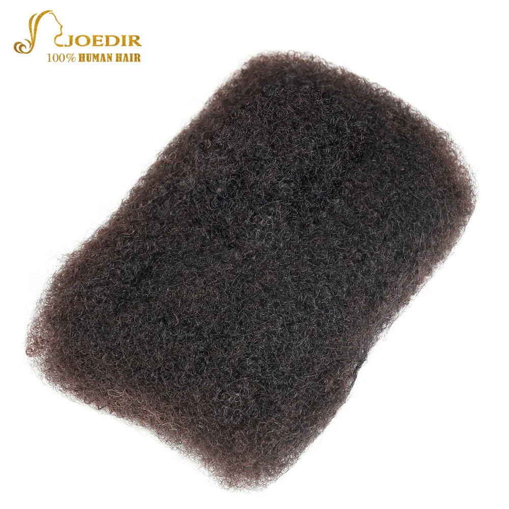 Joedir Brazilian Remy Hair Afro Kinky Curly Bulk Human Hair For Braiding dreadlocks Hair Extensions Crochet Braid hair QVR Hair