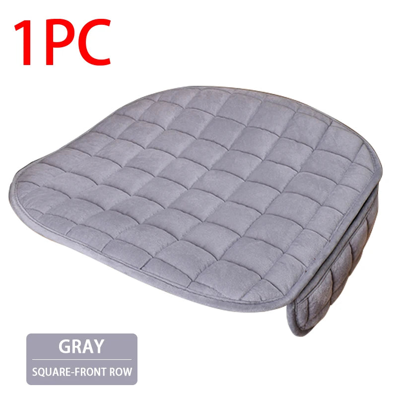 SEAMETAL Winter Plush Car Seat Cover Warm Soft Auto Seat Cushion Anti Slip Chair Protector Pad Universal for Most Car Models