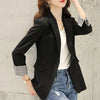 HIGH QUALITY Fashion 2020 Design Blazer Jacket Women's Green Black Blue Solid Tops For Office Lady Wear Size S-4XL