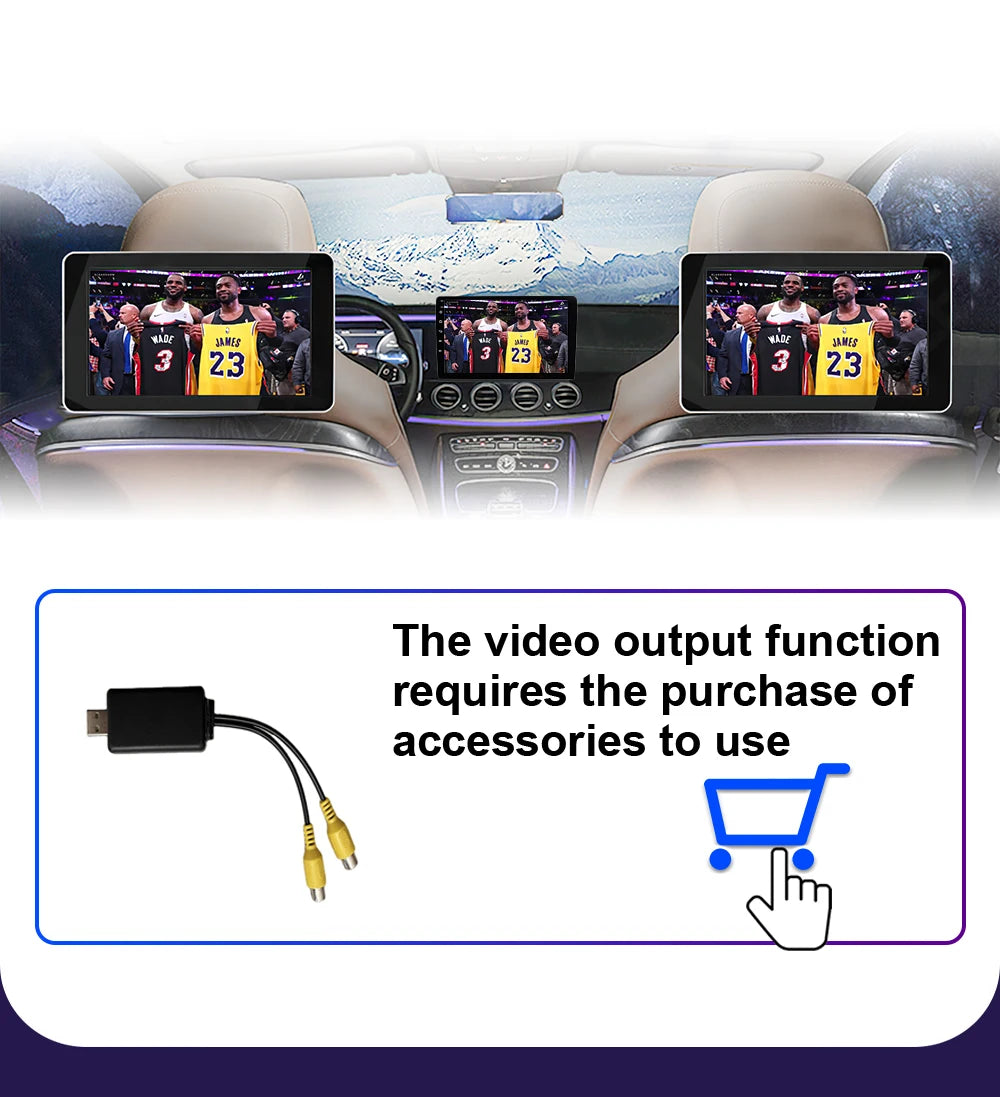 LEHX 7" 2Din MP5 Video Carplay & 4Core Android 14 Car Radio Audio Androidauto Carplay 4G GPS WIFI Automotive Multimedia Player