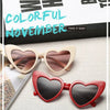 Love Heart Cat Eye Sunglasses Woman Vintage Christmas Gift Black Pink Red Heart Shape Sun Glasses For Woman Uv400