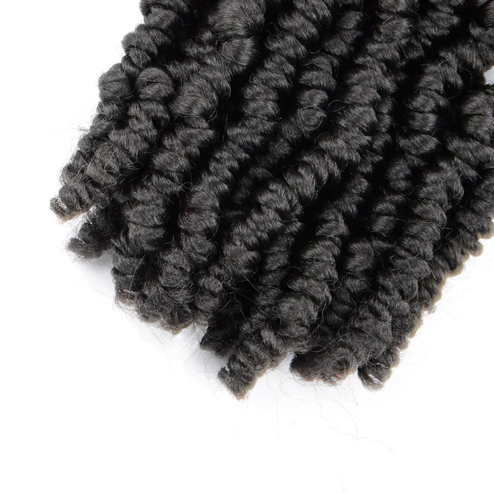 Bob Spring Twist Hair Prelooped Crochet Hair Braids 6 Inch synthetic Short passion twist hair pre twisted By Flyteng