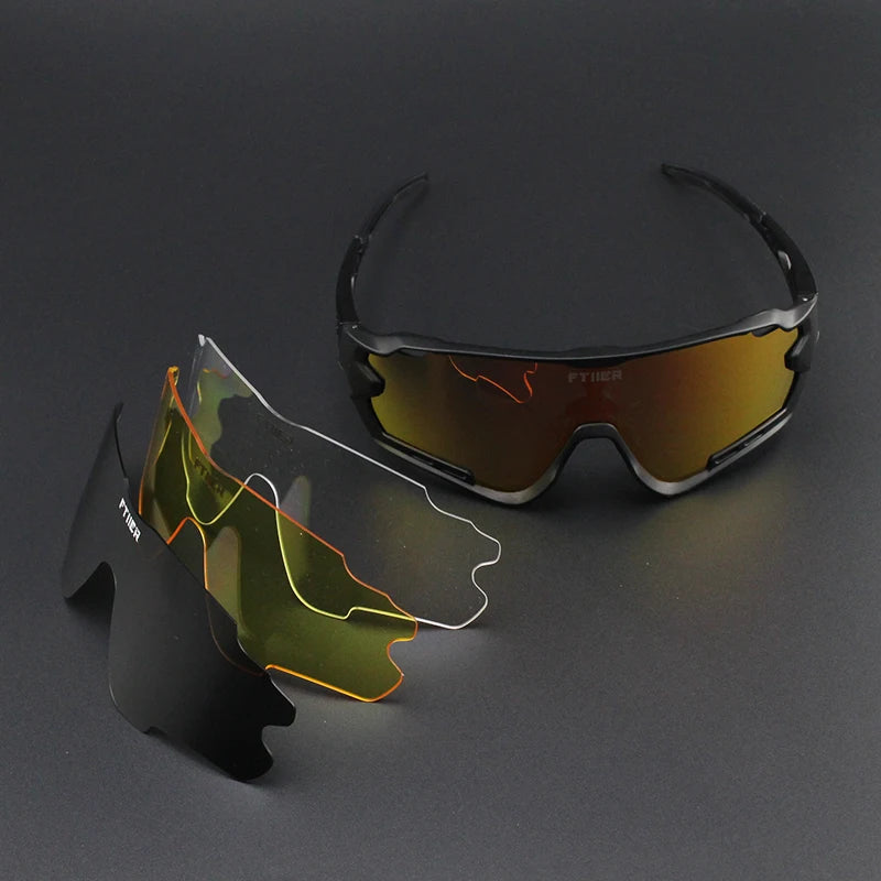 Saoan Cycling Eyewear Cycling Sunglasses For Men and Women Bicicleta Gafas Ciclismo Cycling Glasses Cycling Sunglasses 4lens