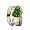 Classic Snake Shape Watch For Women Gold Silver Scaleable Bracelet Womens Watches Bling Diamonds Quartz Ladies Wristwatch