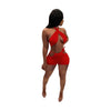 Two Piece Sets for Women Ruched Bandage Criss Cross Solid Women 2024 Spring Backless Club Crop Top and Shorts Matching Set