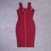 BEAUKEY Summer White Rhinestone Bandage Evening Dress Women Luxury Maxi Spaghetti Strap Red Club Celebrity Evening Party Vestido
