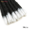 10 Inch Synthetic Dreadlocks Crochet Braids Hair  Handmade Locs Hip-Hop Style For Men And Women Ombre Braiding wig Extensions He