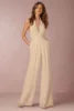 2022 New Fashion Backless Jumpsuits Women Solid Sleeveless Rompers Casual Overalls Halter Sexy Jumpsuit for Women
