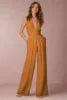 2022 New Fashion Backless Jumpsuits Women Solid Sleeveless Rompers Casual Overalls Halter Sexy Jumpsuit for Women