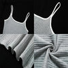 SIBYBO Ribbed Spaghetti Strap Cotton Dress Women Sleeveless O-Neck Summer Dress Solid Backless Long Party Dress