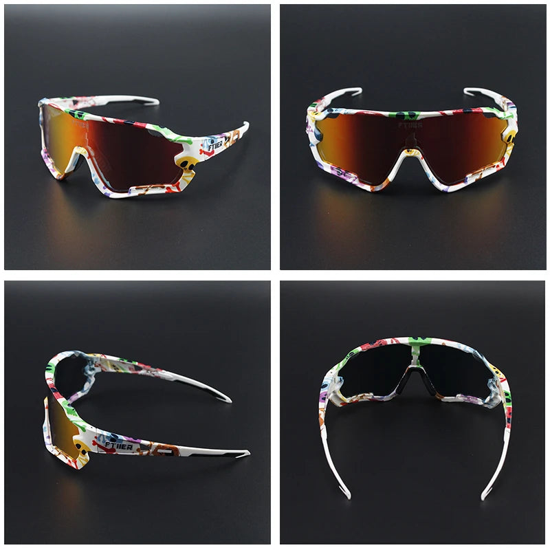 Saoan Cycling Eyewear Cycling Sunglasses For Men and Women Bicicleta Gafas Ciclismo Cycling Glasses Cycling Sunglasses 4lens