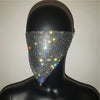 2024 NEW Crystal Masquerade Face Jewelry Women Party Accessories Fashion Fishing Net Metal Rhinestone Sequined Veil Body Jewel