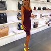 Women Summer Fashion Sexy V Neck Backless Button Red Black White Bodycon Bandage Dress 2022 Designer Evening Party Dress Vestido