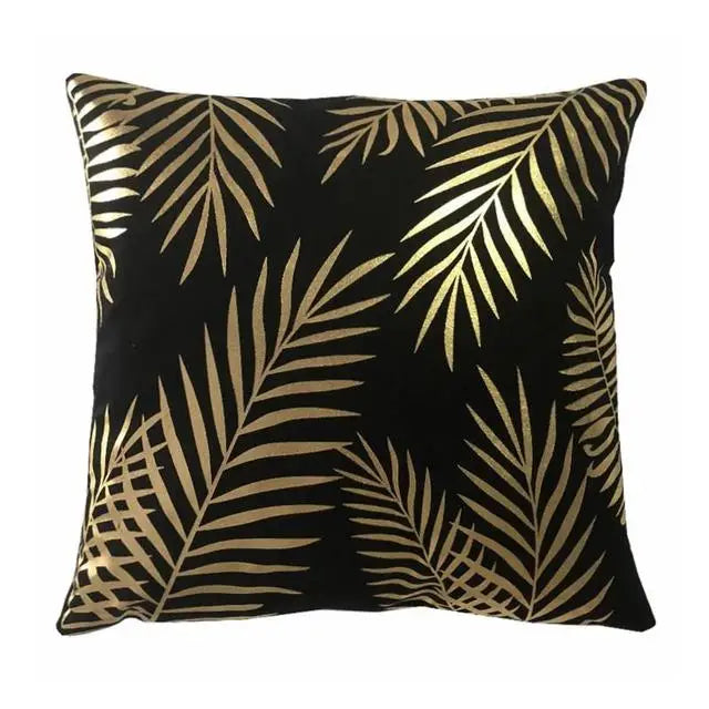 Golden Pineapple & Love  Cushion Decorative Pillows Brozing Gold Pillowcase Home Decor Sofa Throw  Pillows 45*45cm Almofada Luxo