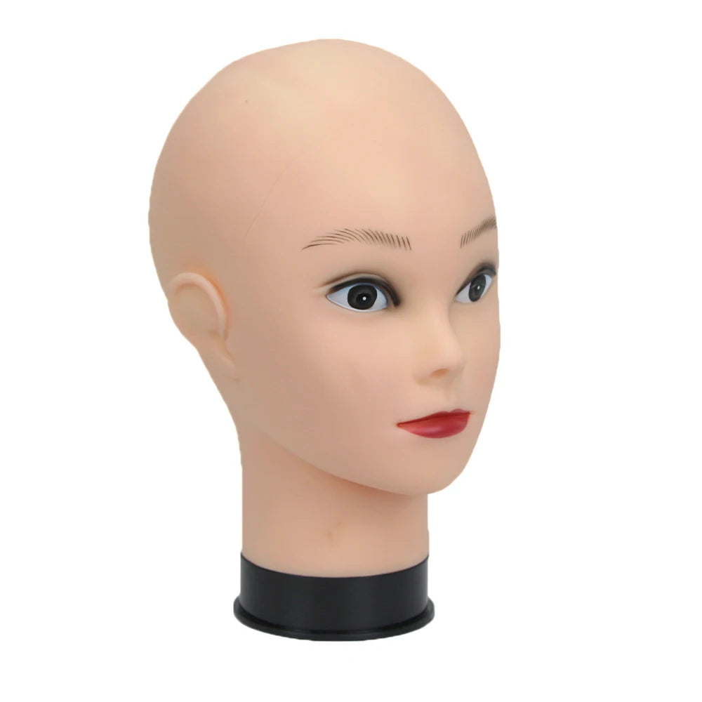 Bald mannequin head stand DOLL Mannequin Head for Caps Wigs Lashes Jewelry Mask Massage for Sale Wig Stand