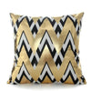 Love Black And White Bronzing Cushion Decorative Pillows Gold Foil Geometric Pillowcase Home Decor Sofa Throw Pillow 17*17inch