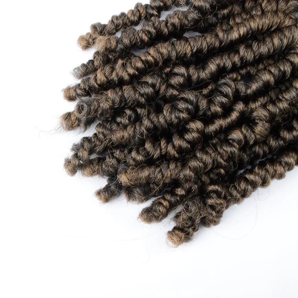 Bob Spring Twist Hair Prelooped Crochet Hair Braids 6 Inch synthetic Short passion twist hair pre twisted By Flyteng
