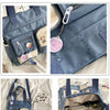 Nylon Waterproof Canvas Women Handbags Shoulder Bag Japanese Ladies Messenger Bag Student School Crossbody Bags for Girl Satchel