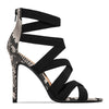 Pumps Party Sexy Shoes Prom Shoes Snake Summer Shoes Woman Pumps High Thin Heels Pointed Toe Rhinestone Gladiator