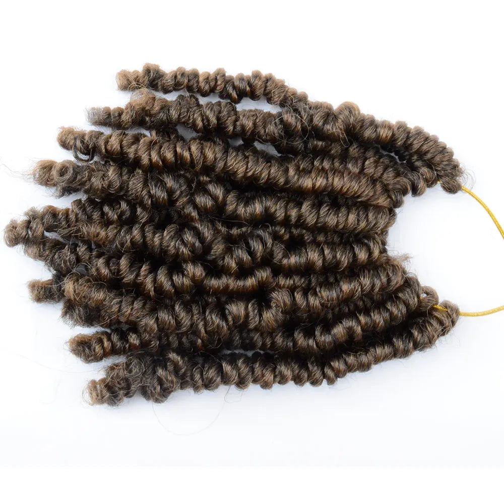 Bob Spring Twist Hair Prelooped Crochet Hair Braids 6 Inch synthetic Short passion twist hair pre twisted By Flyteng