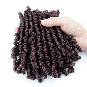 Bob Spring Twist Hair Prelooped Crochet Hair Braids 6 Inch synthetic Short passion twist hair pre twisted By Flyteng