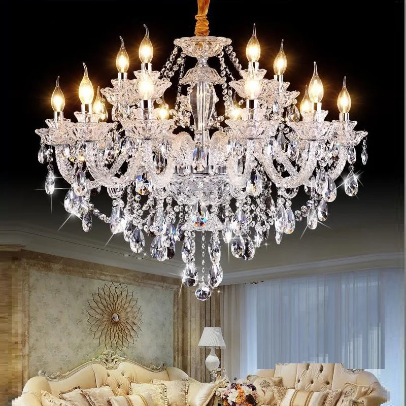Luxury New K9 Modern Crystal Lustres De Cristal Lamps Chandeliers AC110V/220V Home Decoration Lighting Fixture for Living Room