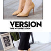 HOT Plus Size 34-44 HOT Women Shoes Pointed Toe Pumps Patent Leather Dress High Heels Boat Shoes Wedding Shoes Zapatos Mujerd76