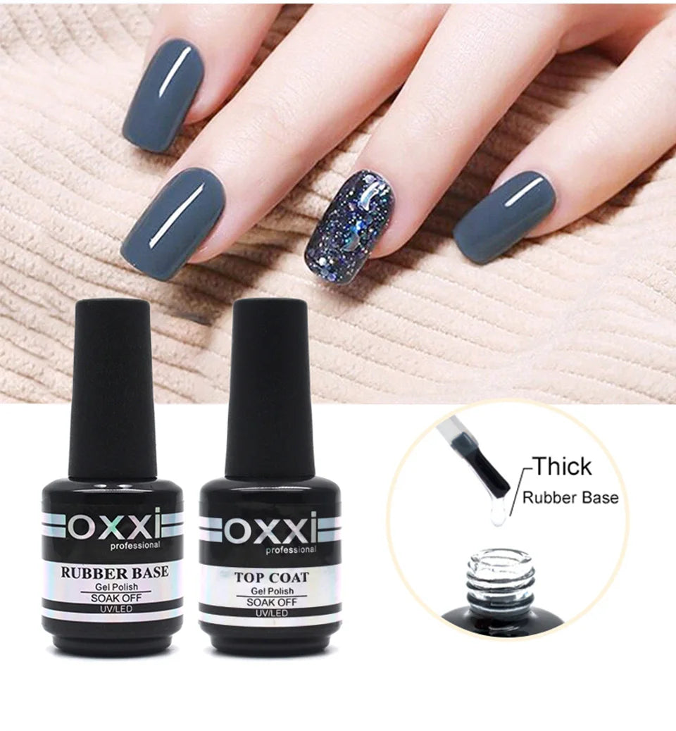 oxxi New 15ml Acid-free Primer For Nails Desiccant Hybrid Varnish Permanent Nail Polish Degreasing Base Coat Manicure Set of Gel